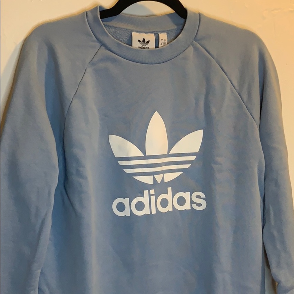 Adidas Originals Trefoil Blue Oversized Sweater